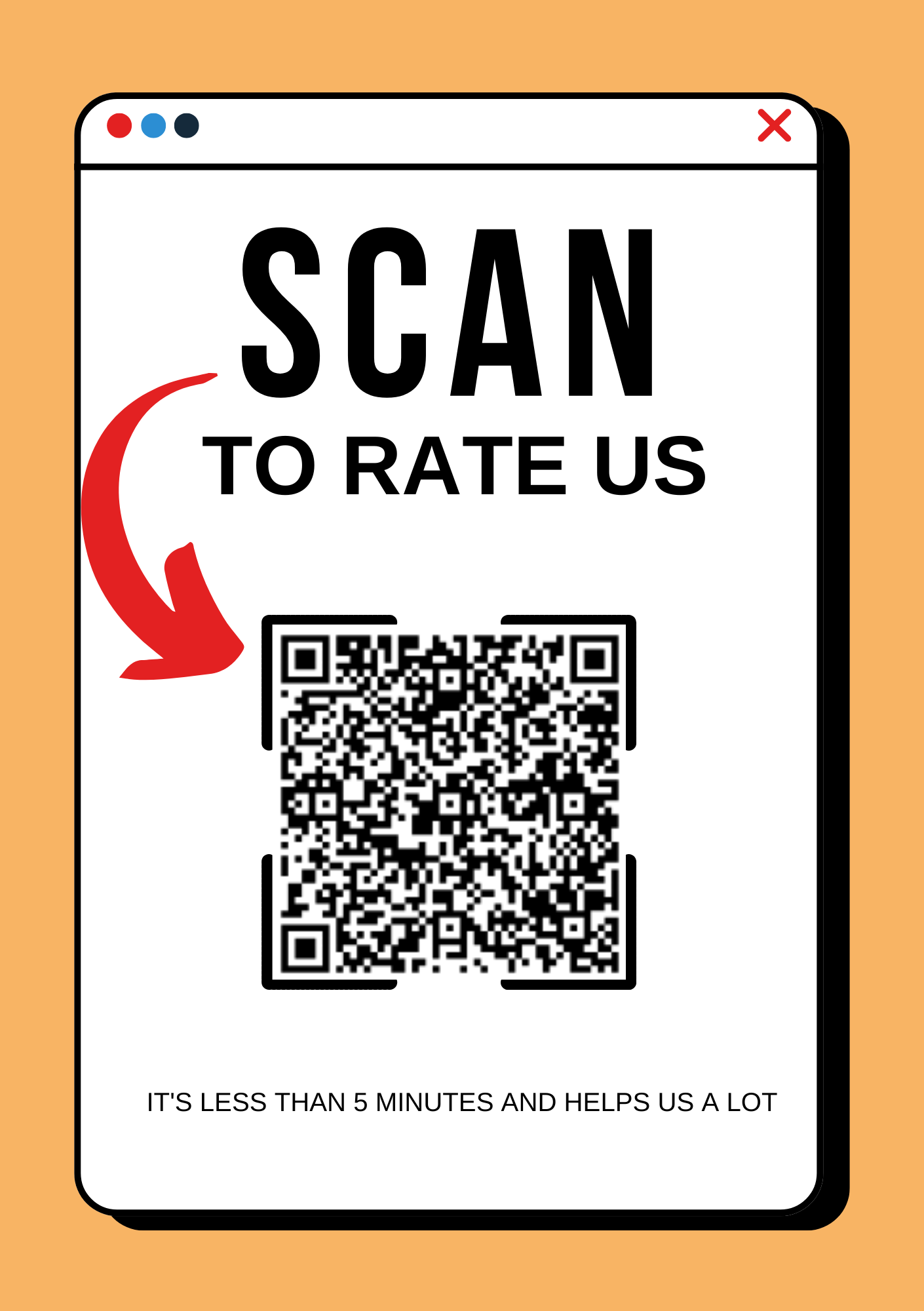 Modelo de card para 'formulário de feedback'
